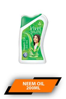 Vivel Bodywash Neem Oil Aloe Vera 200ml